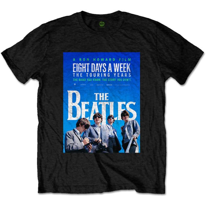 T-shirt The Beatles – 8 Days a Week Movie Poster (črn) 83786