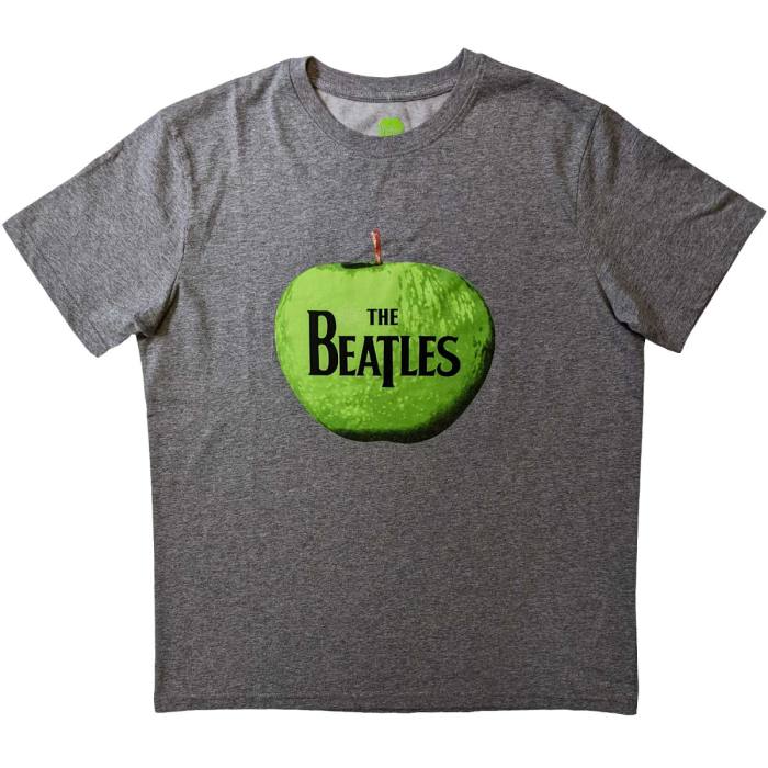 T-shirt The Beatles Apple Logo siva 83804