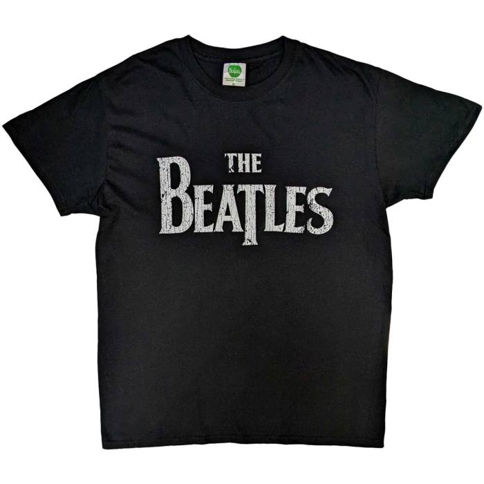 T-shirt The Beatles Vintage Drop T Logo (črna) 83861