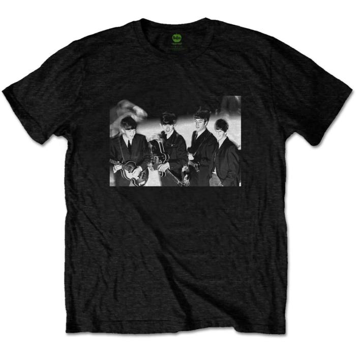 The Beatles Unisex T-Shirt: Smiles Photo (Black) 83953