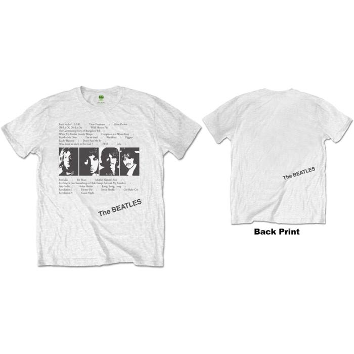 White Album Tracks T-shirt The Beatles 84052