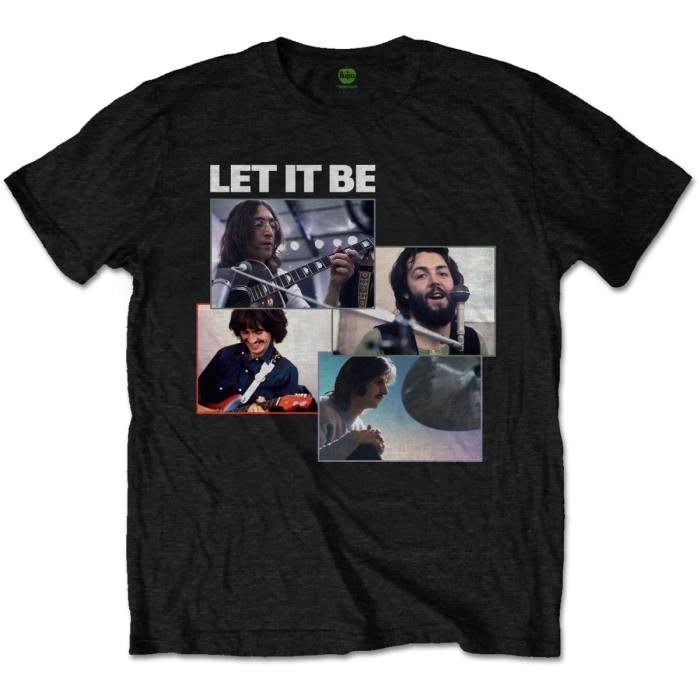 The Beatles T-shirt Let It Be Recording Shots (črna) 84111
