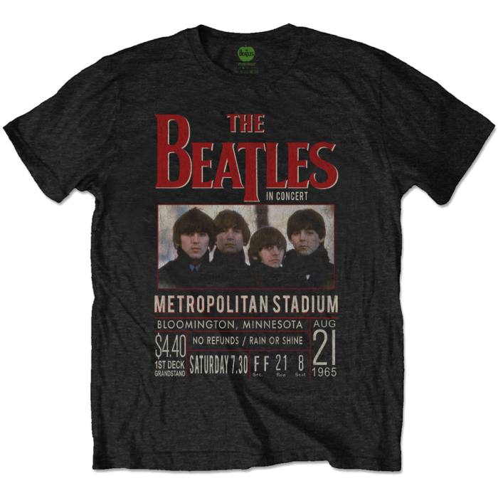 The Beatles T-shirt Minnesota 1965 (črna) 84161