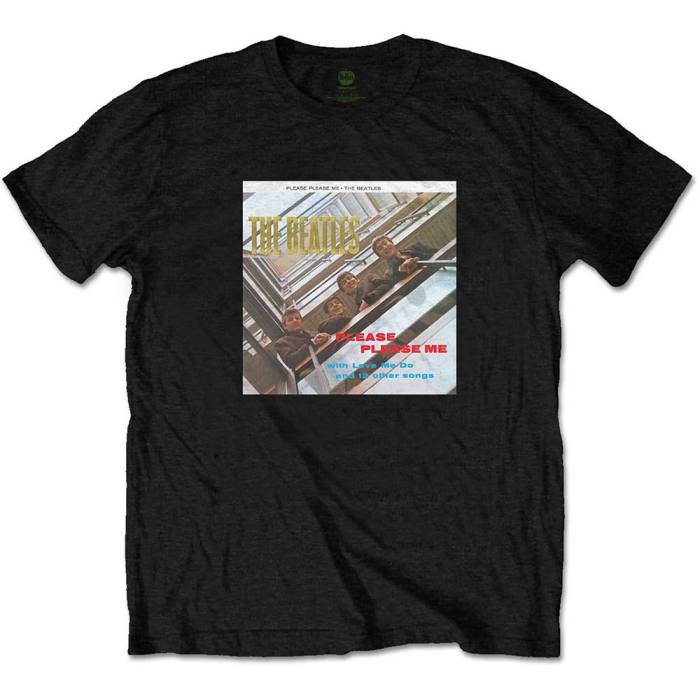 The Beatles T-shirt: Please Please Me Gold (črna) 84287