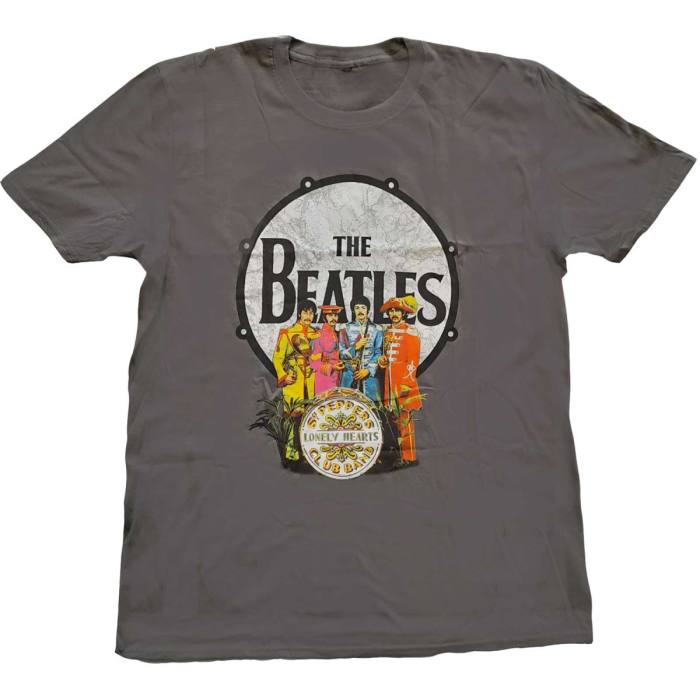 The Beatles T-shirt: Sgt Pepper & Drum 84390