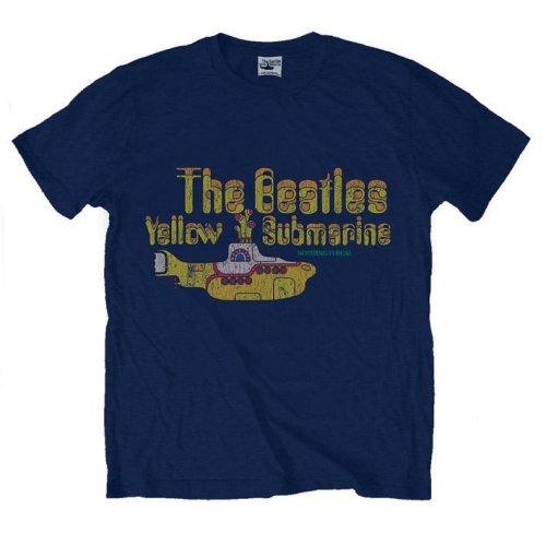 T-shirt The Beatles Nothing Is Real Navy Blue 84437