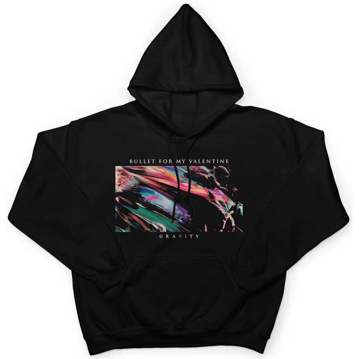 Bullet For My Valentine Unisex Hoodie: Gravity (Črna) 84614