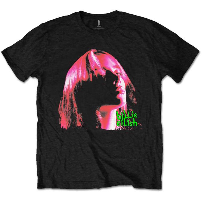 T-shirt Billie Eilish Neon Shadow Pink 85139