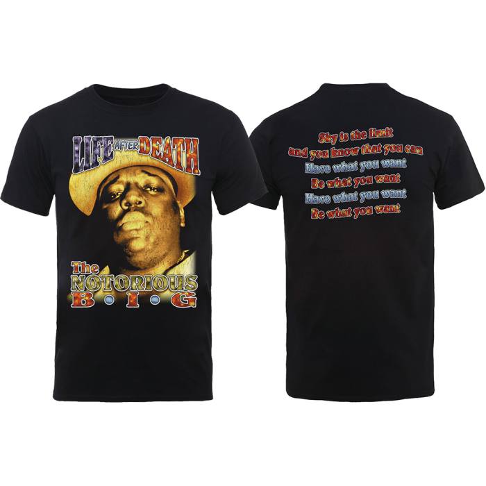T-shirt Biggie Smalls – Life After Death (Black, Back Print) 85210