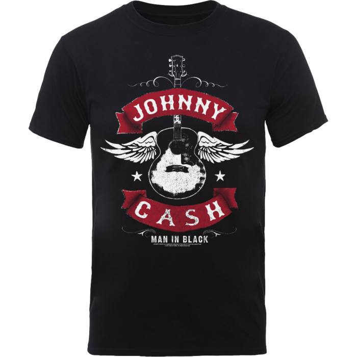 T-shirt Johnny Cash Winged Guitar 85233