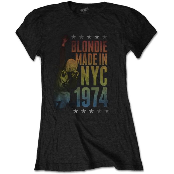 Blondie Ladies T-Shirt: Made in NYC (Black) 85343
