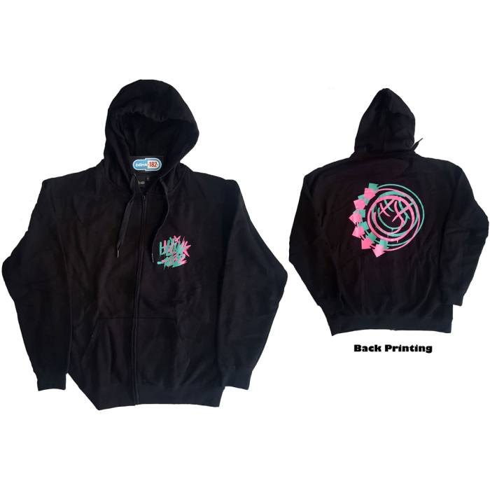 Blink-182 Double Six Arrow Smiley Hoodie 85419