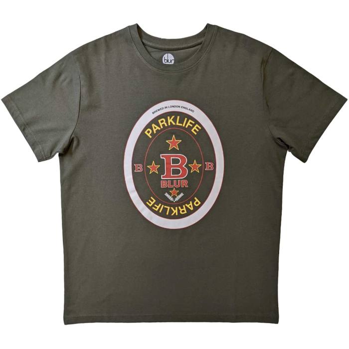 Blur T-shirt: Parklife Beermat 85532