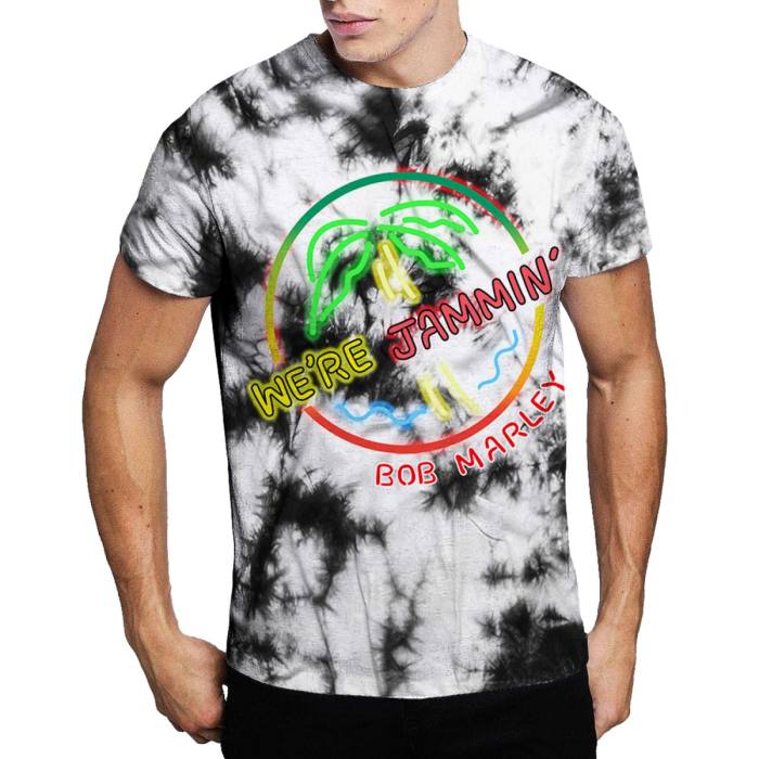 Bob Marley Neon Sign T-shirt 85675