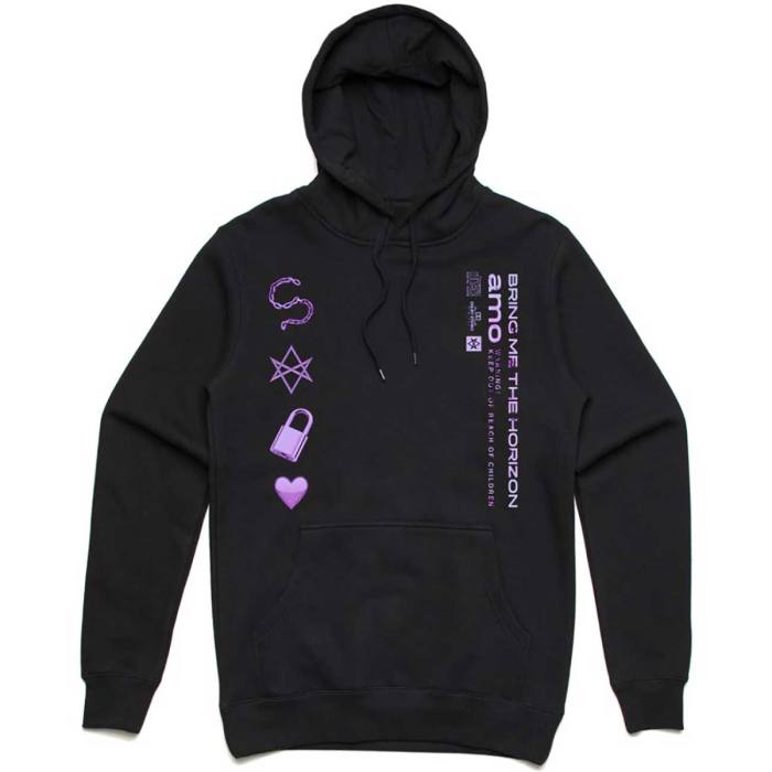 Bring Me The Horizon Unisex Pullover Hoodie: Amo Symbols 85885