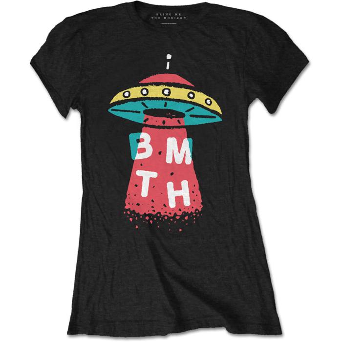 Girlie shirt Bring Me The Horizon Alien črna 86099