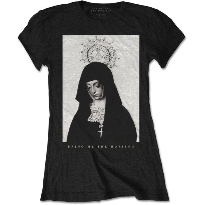 Bring Me The Horizon Ladies T-Shirt: Nun (Black) 86116
