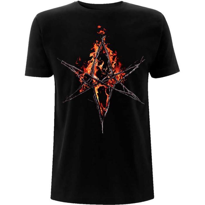 Bring Me The Horizon T-shirt: Flaming Hex (Black) 86227
