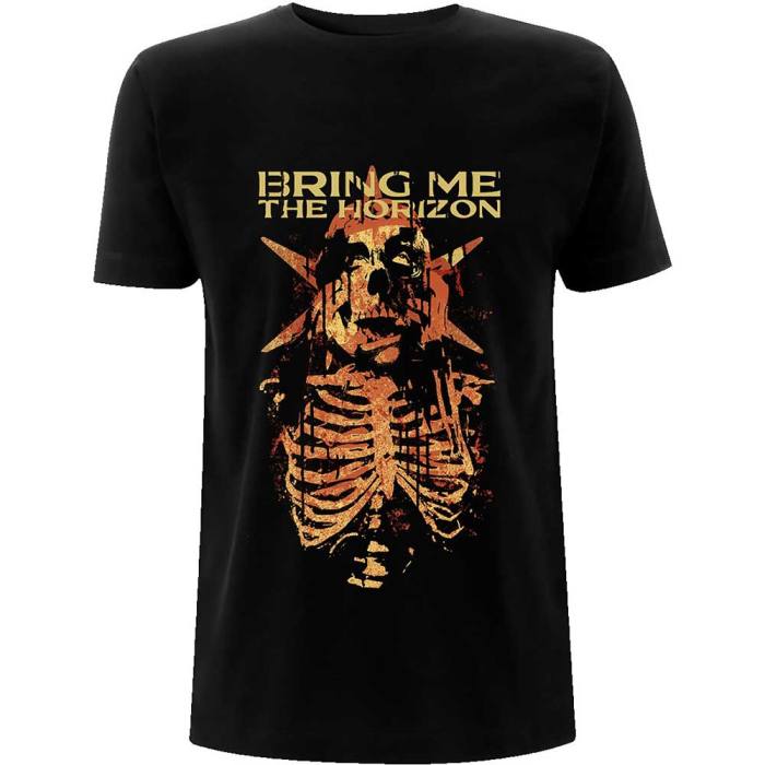 Bring Me The Horizon T-shirt: Skull Muss (Črna) 86269