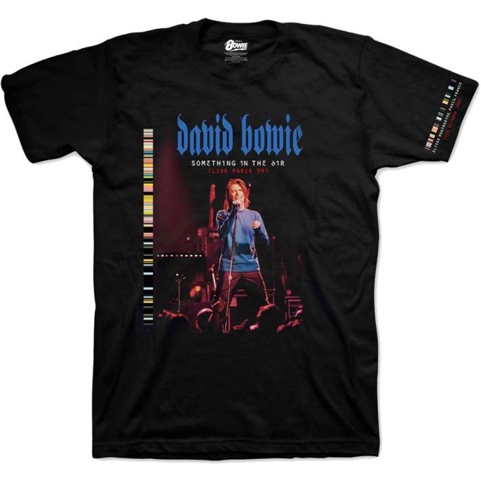 David Bowie T-shirt Live In Paris (Black) 86459