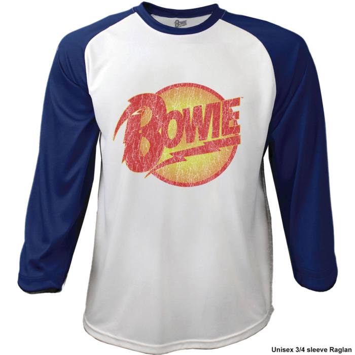 David Bowie Unisex Raglan T-Shirt: Diamond Dogs 86531