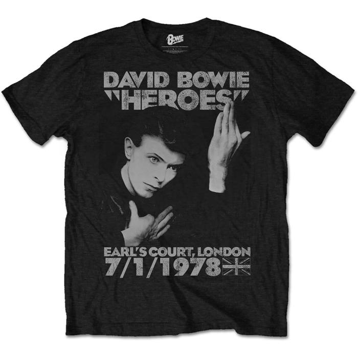 David Bowie Heroes Earls Court T-Shirt 86564
