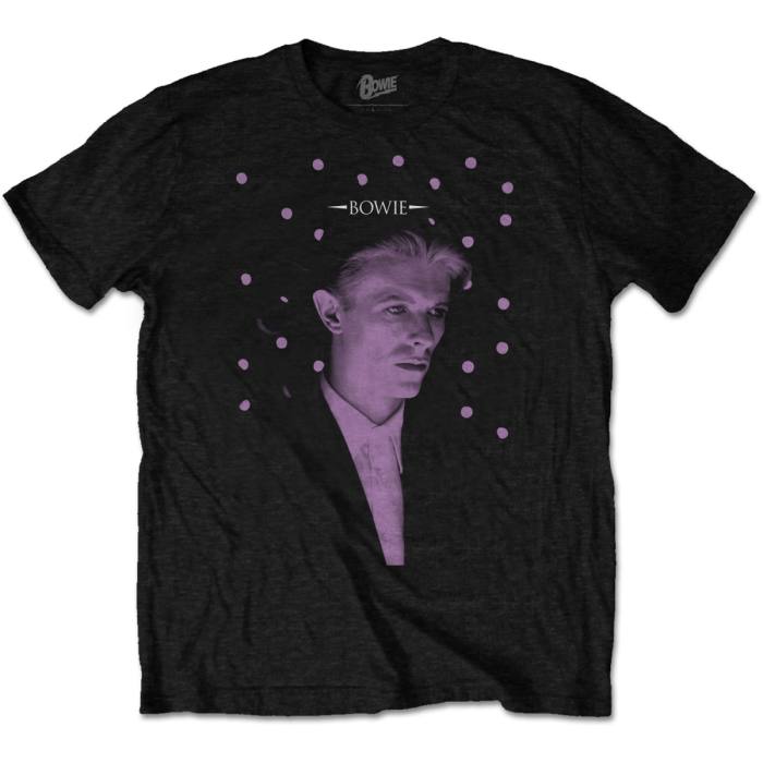 David Bowie Unisex T-Shirt: Dots (Črna) 86823