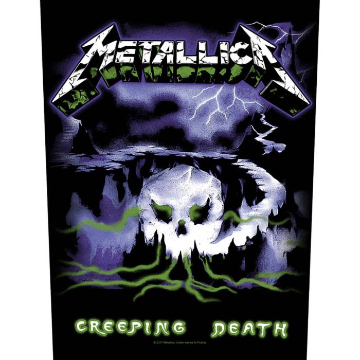 Metallica hrbtni našitek Creeping Death 86873