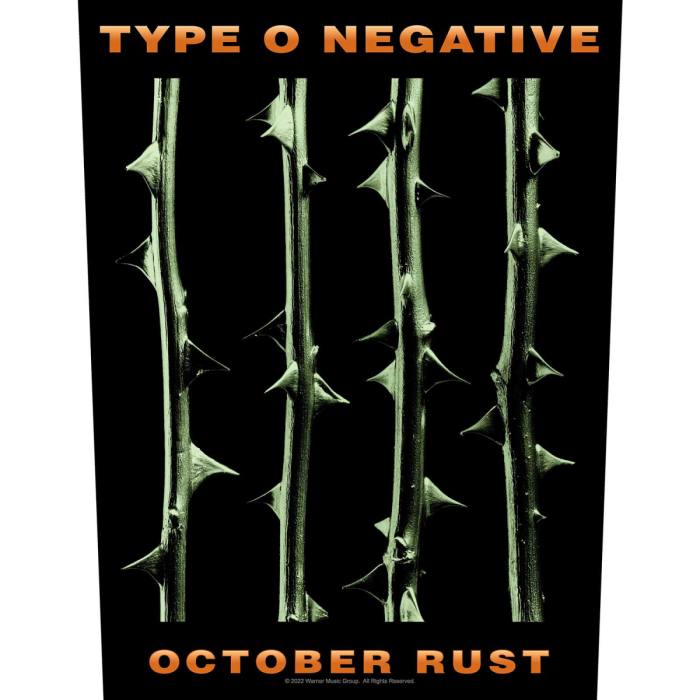October Rust – Type O Negative Našitek Veliki Hrbtni 86908