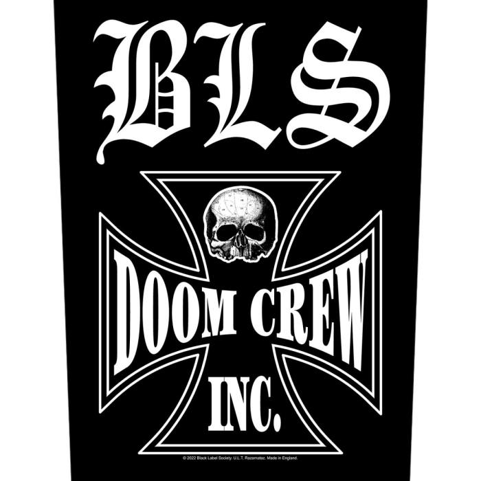 Našitek veliki hrbtni Black Label Society – Doom Crew 86913