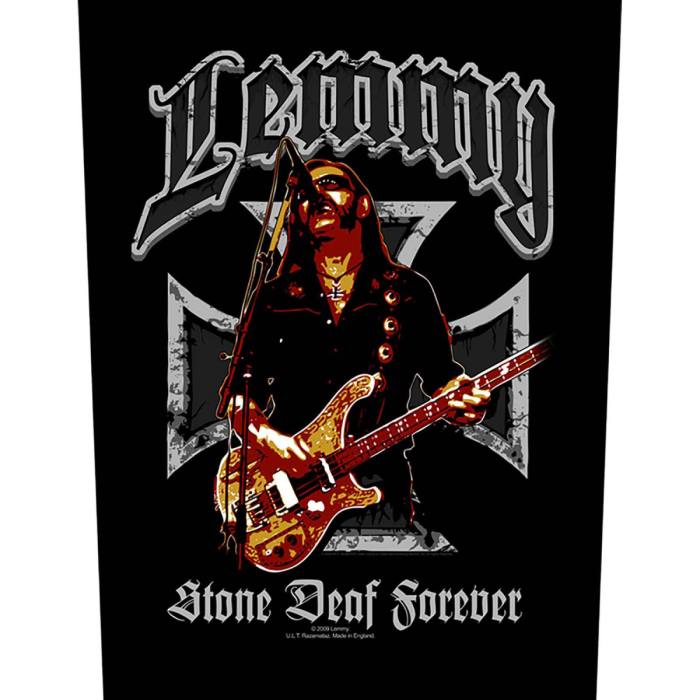 Našitek Lemmy Stone Deaf hrbtni 86921