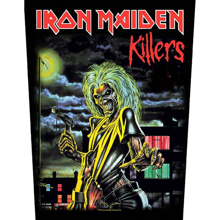 Iron Maiden hrbtni našitek Killers 86931