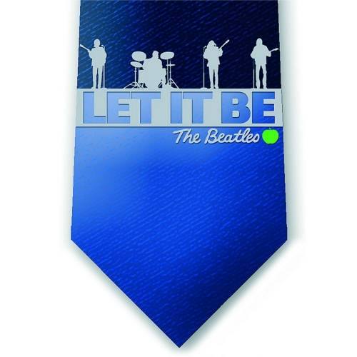 The Beatles svilena kravata Let It Be Band (modra) 87228