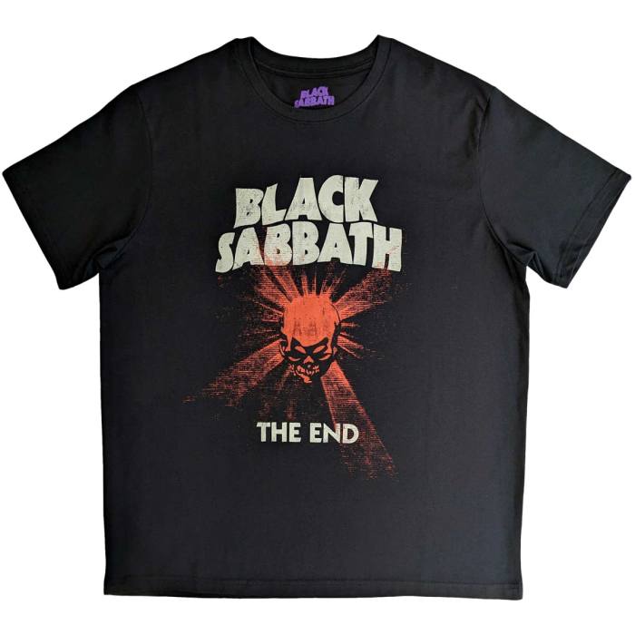 Black Sabbath Unisex T-shirt: The End Skull Shine (Črna) 87380