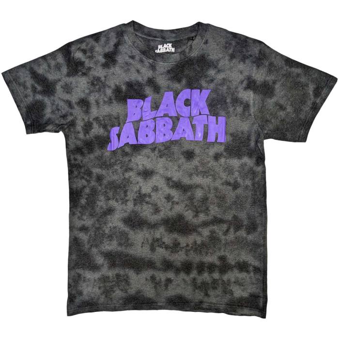 Black Sabbath T-shirt Wavy Logo (Wash Collection) 87468
