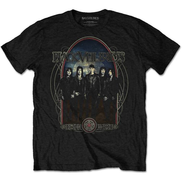 Black Veil Brides Unisex T-shirt: Ornaments (Črna) 87798