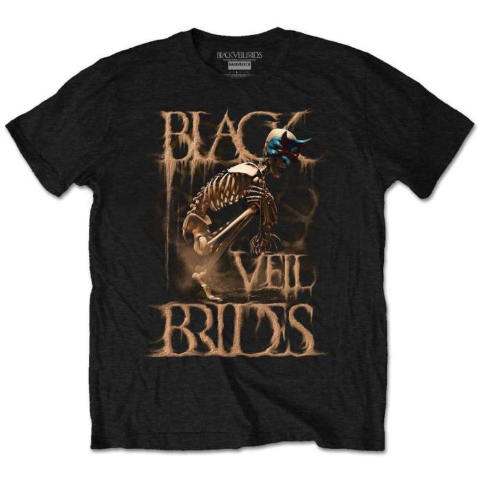 Black Veil Brides Unisex T-Shirt: Dust Mask (Retail Pack) 229556