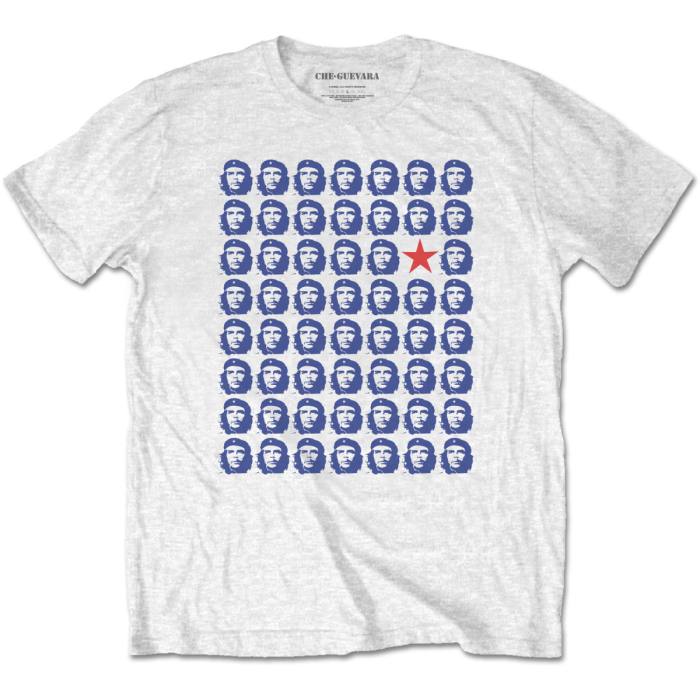 Che Guevara T-shirt Heads (bela) 88070