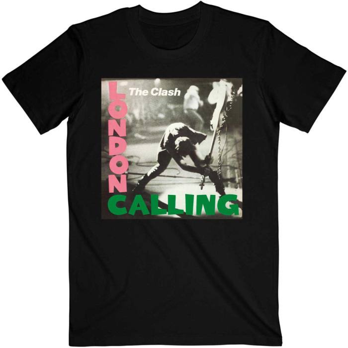 T-shirt The Clash London Calling Black 88131