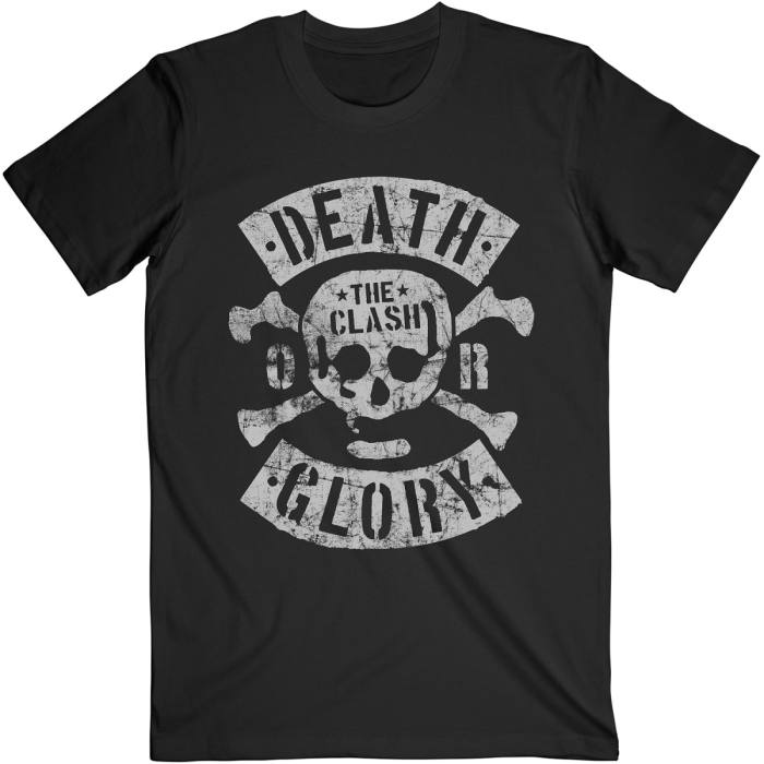 The Clash Unisex T-Shirt: Death or Glory (Black) 88213