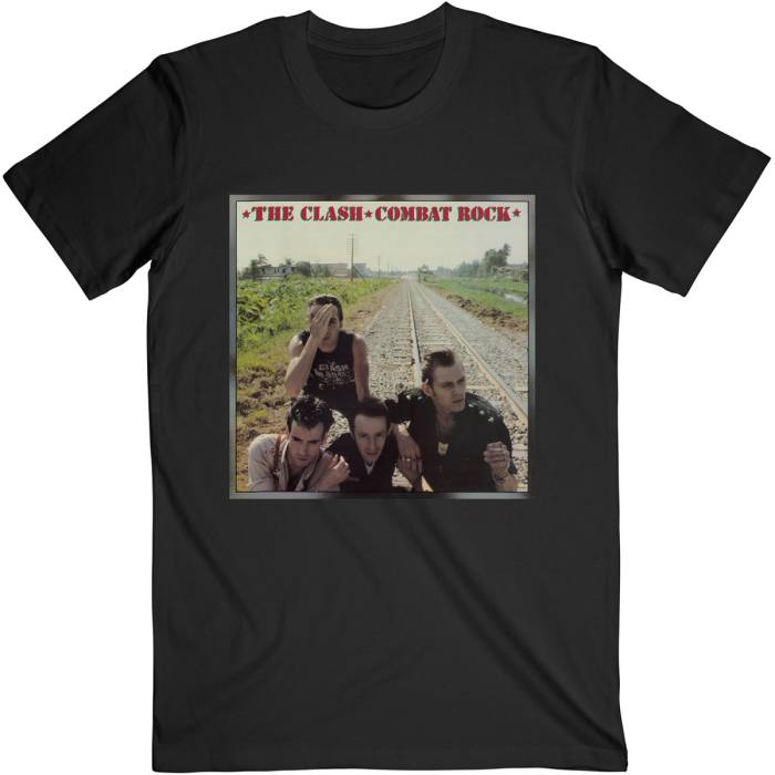 The Clash Unisex T-Shirt: Combat Rock (Black) 88224