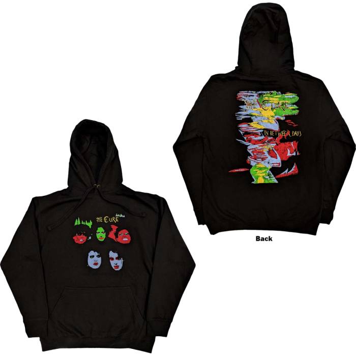 The Cure Hoodie: In Between Days (Black) (Back Print) 88370