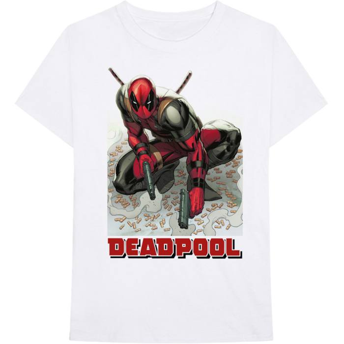 Marvel Comics Unisex T-Shirt: Deadpool Bullet (Bela) 88525
