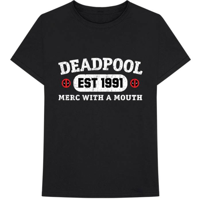 Est 1991 Merc With A Mouth Deadpool T-shirt 88577