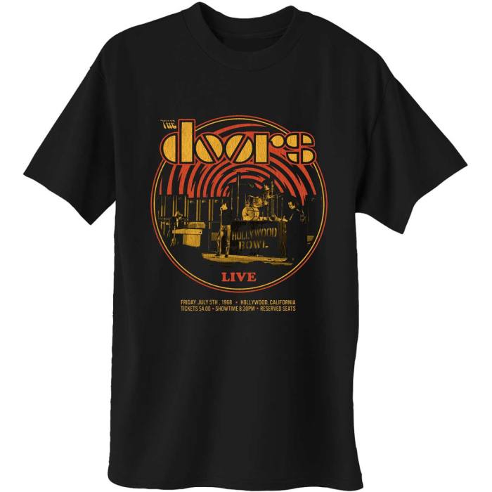 68 Retro Circle The Doors T-shirt 89282