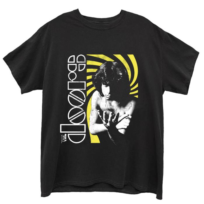 The Doors Unisex T-shirt: Jim Spinning (črna) 89329