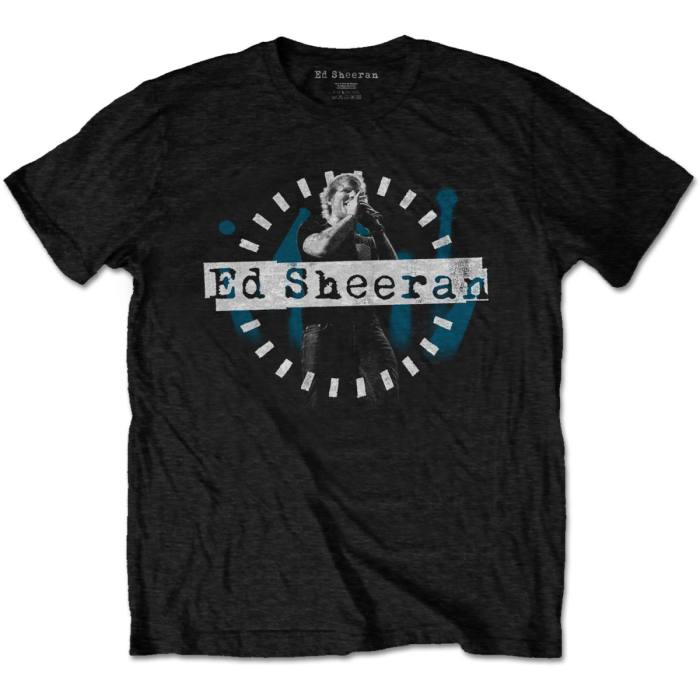 Ed Sheeran Dashed Stage Photo T-shirt (Črna) 89638