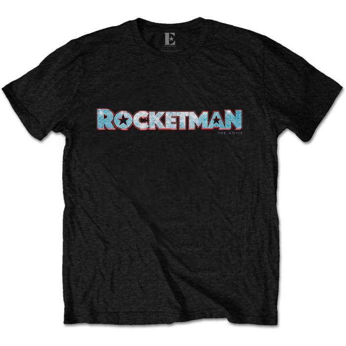 Elton John T-shirt Rocketman Movie Logo (črna) 89739