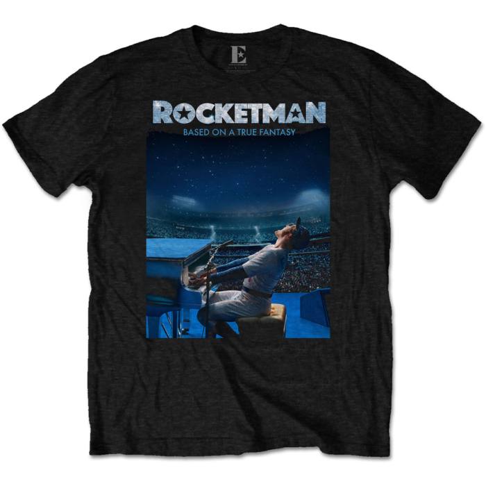Elton John T-shirt Rocketman Starry Night (črna) 89745