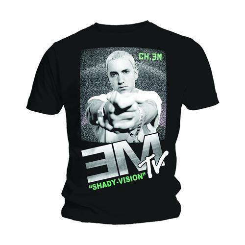 T-shirt Eminem EM TV Shady Vision (črn) 89857